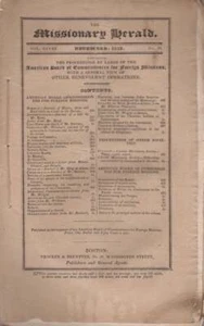 American Board of / Missionary Herald December 1832 Vol XXVII No 12 1st Religion - Picture 1 of 1