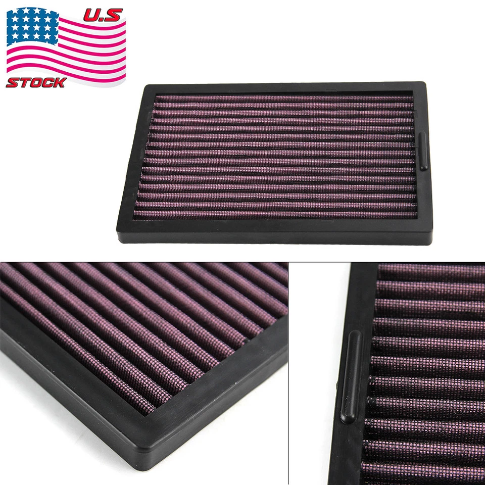 Filtro de admisión de aire rojo para Kawasaki Ninja 250R EX250J 2008 2009 2010 2011 2012 EE. UU. Foto 1 de 4