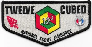 Doce Cubos 12^3 OA Flap 2005 National Jamboree Boy Scouts of America BSA BP - Imagen 1 de 1