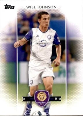 2017 Topps MLS Base #115 Will Johnson Orlando City - Image 1 of 2