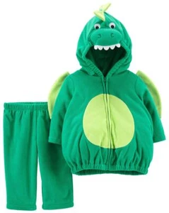 Carters Halloween Costume Dragon Wings Tail Size 3-6 Months 2 Pieces Green New - Picture 1 of 2