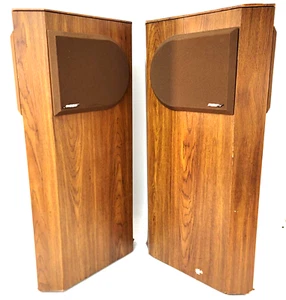 Pair of Bose 401 Speakers in Wood Style Cabinets SEE VIDEO - Picture 1 of 23