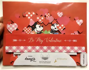 1 Papyrus Card High Quality Valentine's Mickey & Minnie Mouse Pop Open Card - Picture 1 of 9