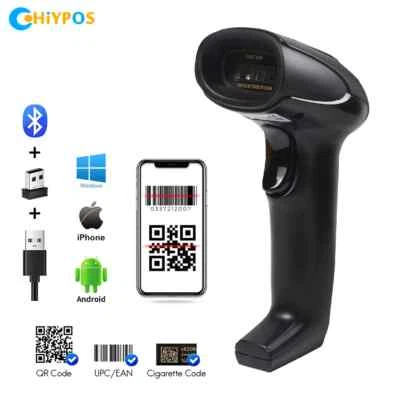 Barcode Scanner 1D/2D Data Matrix Bar Code Scanner Wired/Wireless/Bluetooth - Bild 1 von 4