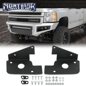 Fog Light Mount Brackets Kit Fit For 07-14 Chevy Silverado 1500 2500 3500 HD - Imagen 1 de 12