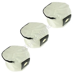 Bolsa de tela reutilizable con cremallera/bolsas para aspiradora George GVE370 GVE370-2 - paquete de 3 - Imagen 1 de 1