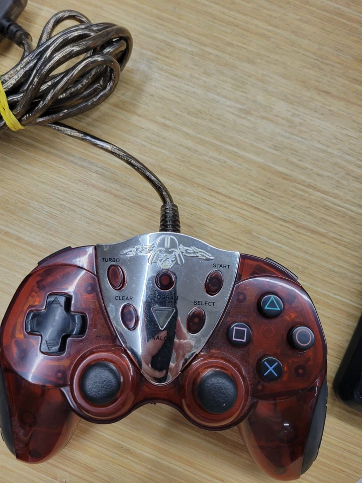 Intec Playstation 2 PS2 Star Wars Darth Vader Wired Controller TESTED - Image 1 of 1