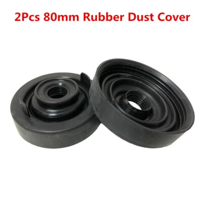2X Rubber 80mm Car Headlight Dust Housing Cover Kit For HID LED Bulb Seal Cap - Image 1 of 4