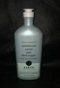 Bath & Body Works Sandalwood Vetiver Pine Black Pepper Wash Foam Bath Shower Gel - Picture 1 of 3