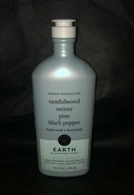Bath & Body Works Sandalwood Vetiver Pine Black Pepper Wash Foam Bath Shower Gel