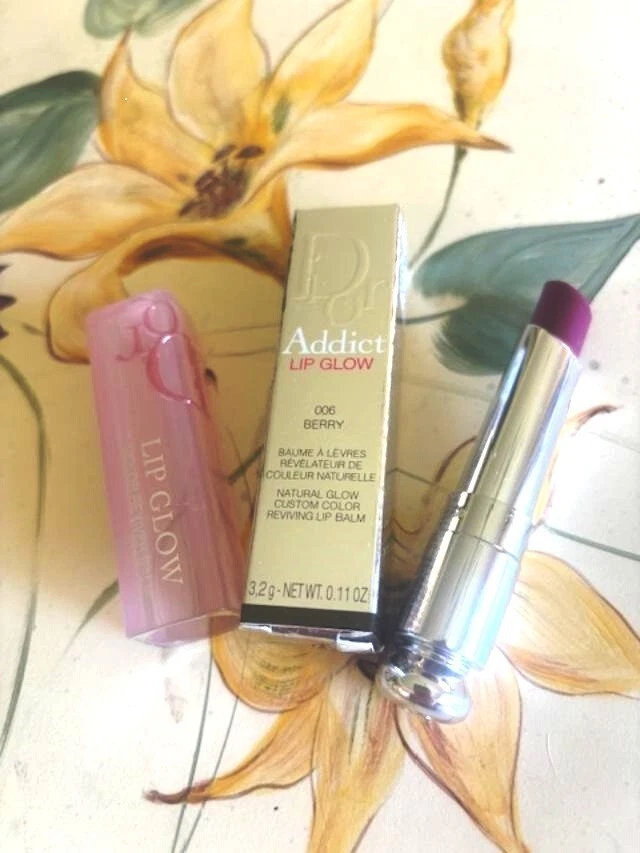 DIOR ADDICT LIP BALM GLOW ~ 006 BERRY~ FULL SZ  ~ FREE SAME DAY SHIP w/tracking - Image 1 of 2