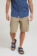 Mountain Warehouse Mens Cargo Shorts 100% Twill Cotton Multiple Pockets