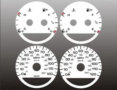 White Face Gauges for 2000-2005 Dodge Neon - Image 1 of 4