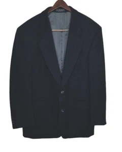 Chaqueta Abrigo Deportivo Gianfranco Ruffini Para Hombres 44 Mezcla Cachemira Gris Academia Italia - Imagen 1 de 11