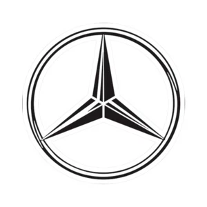 Calcomanía de vinilo corte beso Mercedes-Benz (2008) (logotipo) - Imagen 1 de 25