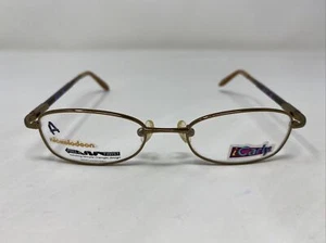 iCarly CAMP BRN 45-17-130 Brown Metal Full Rim Eyeglasses Frame B377 - Picture 1 of 8