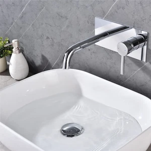 Bathroom Faucets Single Handle Brass Sink Basin Rough Valve Bathtub Faucet - Picture 1 of 9