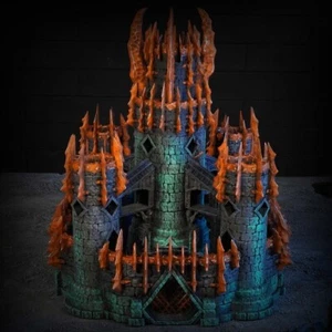 Kingdom of  Azragor Dunkle Zitadelle Herr der Ringe Fantasy Tabletop Gelände - Bild 1 von 3