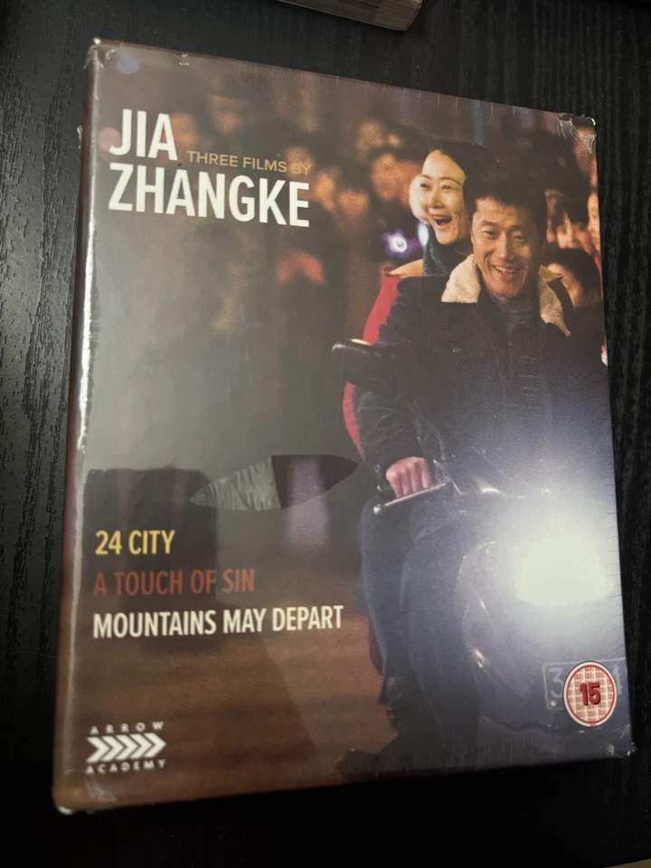 THREE FILMS BY JIA ZHANGKE Blu-ray + DVD ARROW 8-Disc Box Set OOP NEW REGION B - Image 1 of 3