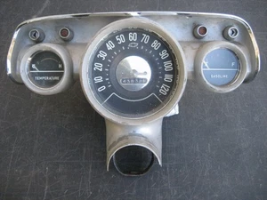 1957 CHEVY SPEEDOMETER INSRUMENT CLUSTER-ORIGINAL 1584733 - Picture 1 of 24