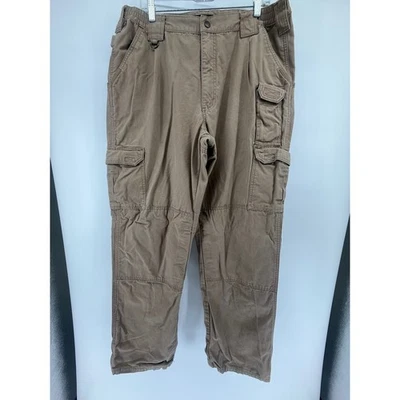 Брюки-карго мужские серии Tactical 5.11 размер 38/34 хлопок коричневая рабочая одежда военные - Изображение 1 из 3