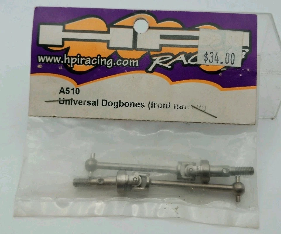 HPI A510 Universal Dogbones Front Narrow RS4 CVD RC Parts Axle Shafts - Image 1 of 1