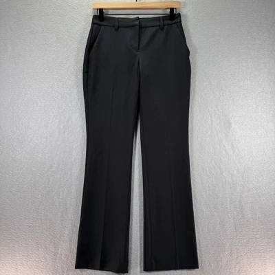 Express Boot Mid Rise Dress Pants Womens 2 Petite Black Supersoft Twill Office - Image 1 of 4