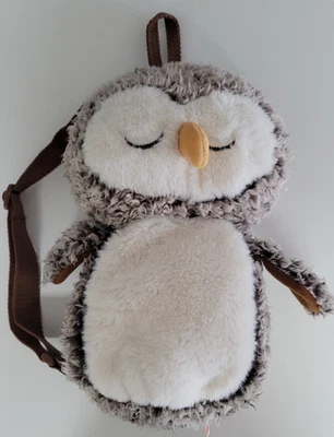 Eule - Steinkauz Plüsch Rucksack für Kleinkinder Kindergartentasche - Bild 1 von 4