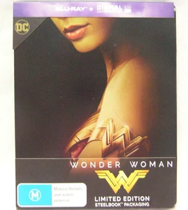 Wonder Woman Blu-Ray Steelbook Digital Ultra Violet - Picture 1 of 2