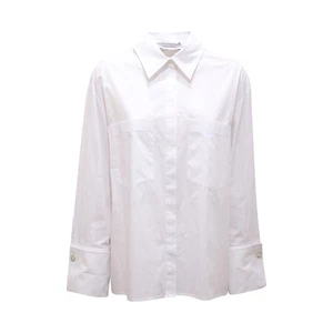 N8892 CAMICIA POLSINO GEMELLI DONNA EMMA&GAIA WOMAN OVERSIZE SHIRT - Picture 1 of 4