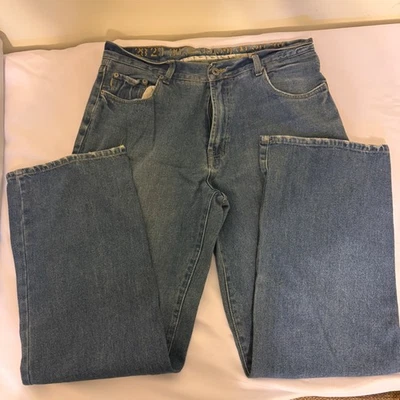 Pantalones de mezclilla clásicos de pierna recta para hombre Parts by Machine Clothing Co 34x32 Foto 1 de 4