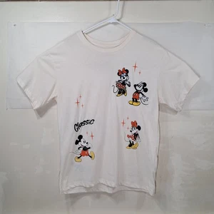 Disney Mickey Mouse T-Shirt Minnie Mouse Classic Original bestickt elfenbein S 4/ - Bild 1 von 20