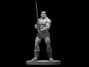 Human Male Barbarian 8 para D&D Dungeons and Dragons Pathfinder DND Mini - Imagen 1 de 1