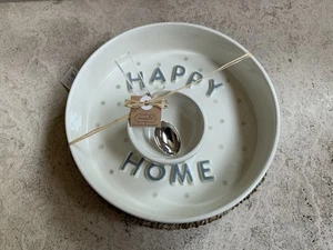 MUD PIE CHIP UND DIP PLATTE Happy Home NEU mit Etikett - Bild 1 von 7
