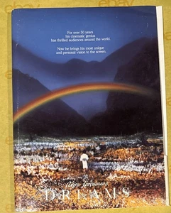 AKIRA KUROSAWA’S DREAMS 1990 ORIGINAL MOVIE PRESS KIT + 4 B&W PHOTOS - Picture 1 of 3