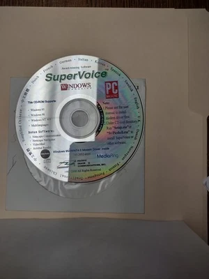 SuperVoice modem driver & other software (CD-ROM) - Image 1 of 4