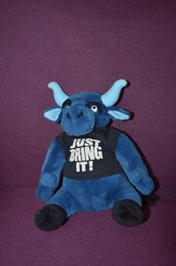 Vintage WWE The Rock Johnson Just Bring It Blue Bull Plüsch Wrestling 10 Zoll Y1 - Bild 1 von 3