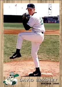2000 Clinton LumberKings Grandstand 2 David Bradley Walker West Virginia WV Card