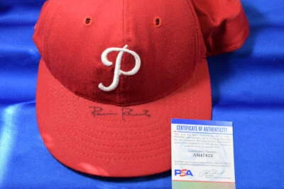 Robin Roberts PSA DNA Coa Autograph Phillies Signed Baseball Hat  - Image 1 of 2