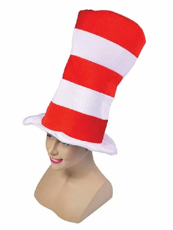 Niños A Rayas Top Sombrero Gato con Sombrero Niños Niñas Niños Elegante Vestido Disfraz Accesorio Foto 1 de 1