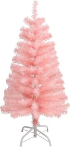 CCINEE 3Ft Künstlicher Weihnachtsbaum, Rosa Tischplatte Klapp Weihnachtsbaum mit M - Bild 1 von 2