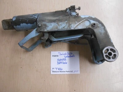318528 325166 OMC Johnson Evinrude 9.9/15hp soporte de inclinación giratorio pasador de pivote T106 Foto 1 de 4