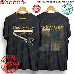 T-shirt BUDDY GUY DAMN RIGHT FAREWELL TOUR 2023 Size Adult S-5XL Kids Toddler