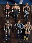 LOT OF 6 DIFFERENT SIGNED WWE ACTION FIGURES W/ BUSHWHACKER LUKE RAVEN & MORE #3