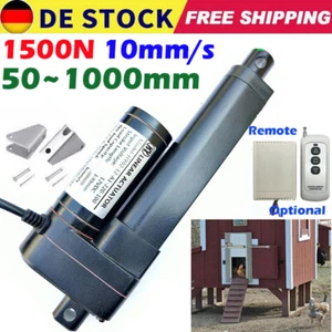 12V Linearantrieb Elektrisch Linear Actuator Motor 50mm-1000mm IP65 10mm/s 1500N - Bild 1 von 44