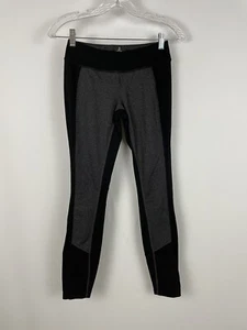 prAna Gabi Full Length Leggings Women's XS Heather Gray Black Mid-Rise Fitted - Picture 1 of 12