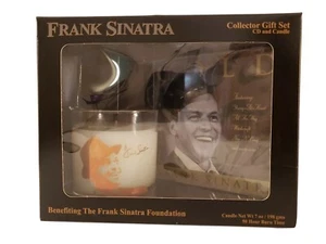 Vintage Frank Sinatra Collector Gift Set Gold CD & 18K Image Candle 7 oz NIB - Picture 1 of 10