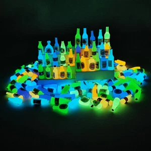 20PC DollHouse Miniature 1:12 Scale Luminous Wine Bottles Soda Drinks Bar Party - Picture 1 of 5
