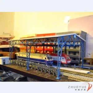 HO Scale Model Train Factory Building Kit - unbemalt, Montage erforderlich (1/87) - Bild 1 von 10