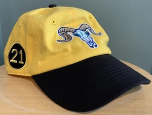 Gorra Hartford Yard Goats SGA LOS CHIVOS Roberto Clemente Día Amarillo Sombrero - Imagen 1 de 9